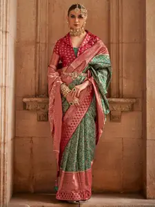 Anouk Woven Design Zari Banarasi Saree