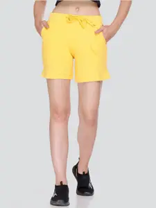 CUPID Women Mid Rise Cotton Regular Shorts