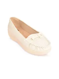 DESI COLOUR Women Comfort Insole Slip-On Loafers
