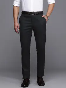 Raymond Men Checked Slim Fit Formal Trouser
