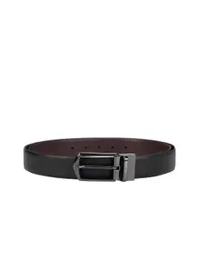 Da Milano Men Textured Leather Reversible Formal Belt
