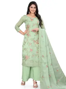 Stylee LIFESTYLE Floral Embroidered Unstitched Dress Material