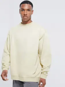 boohooMAN Oversized Extended Neck Sweatshirt