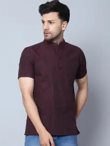 Latest Chikan Garments Band Collar Straight Kurta