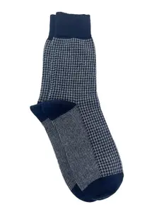 Mint & Oak Men Patterned Above Ankle-Length Socks