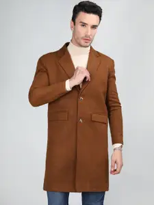 CHKOKKO Woollen Tweed Overcoat