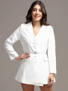 iki chic Pure Cotton Double Breasted Blazer With Skorts