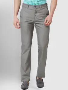 ColorPlus Men Regualr Fit Mid-Rise Formal Trousers
