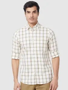 ColorPlus Checked Cotton Casual Shirt