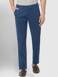 ColorPlus Men Mid-Rise Regular Fit Trousers