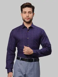 Park Avenue Windowpane Checked Cotton Formal Shirt