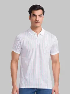 Park Avenue Printed Polo Collar Slim Fit Cotton T-shirt