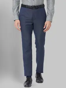 Park Avenue Men Mid-Rise Slim Fit Trousers
