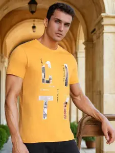 Lee Typography Printed Cotton Slim Fit T-shirt