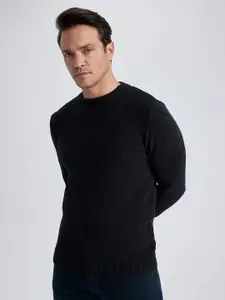 DeFacto Ribbed Pullover Sweater