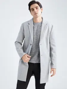 DeFacto Lapel Collar Longline Bomber Jacket