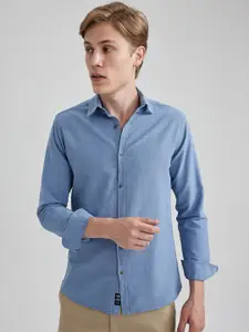 DeFacto Spread Collar Casual Shirt