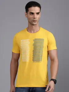 WROGN Geometric Printed Cotton T-shirt