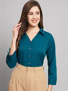 Funday Fashion Spread Collar Casual Shirt