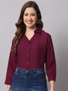 Funday Fashion Spread Collar Casual Shirt