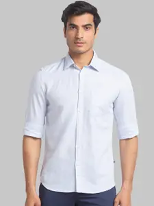 Parx Slim Fit Linen Cotton Casual Shirt