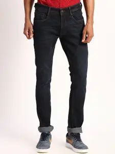 Parx Men Blue Skinny Fit Mid-Rise Stretchable Jeans