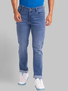 Parx Men Slim Fit Low-Rise Clean Look Light Fade Stretchable Jeans