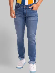 Parx Men Slim Fit Low-Rise Light Fade Clean Look Jeans