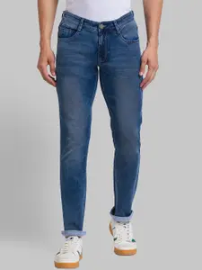 Parx Men Slim Fit Low-Rise Clean Look Light Fade Stretchable Jeans