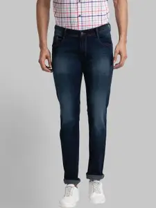 Parx Men Slim Fit Low-Rise Clean Look Light Fade Jeans