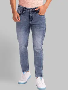Parx Men Skinny Fit Low-Rise Low Distress Heavy Fade Clean Look Jeans