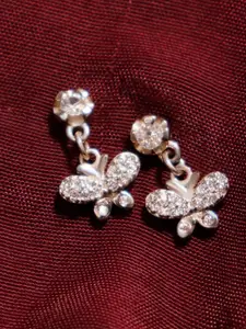 Zarkan 925 Sterling silver Rhodium-Plated Contemporary Drop Earrings