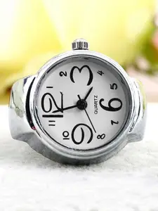 DressBerry Silver-Plated Adjustable Watch Ring