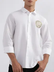 Just Cavalli Slim Fit Cotton Casual Shirt