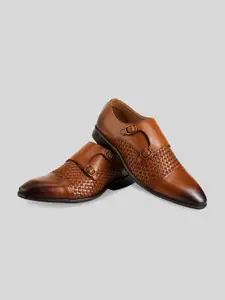 Jack Rebel Men Trendy Textured Formal Monk Shoes