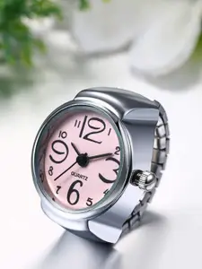 DressBerry Silver-Plated Adjustable Watch Ring