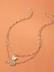 DressBerry Gold-Plated Layered Necklace