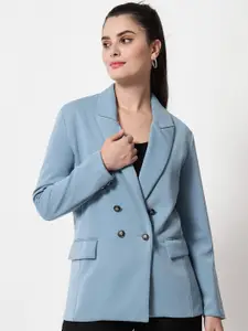 Chemistry Shawl Collar Double-Breasted Blazer