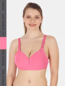 Tweens Pack Of 2 Full Coverage All Day Comfort Lightly Padded Cotton Minimizer Bra