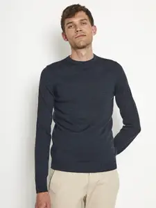 Bruun & Stengade Long Sleeve Wool Pullover Sweater