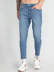 Flying Machine Men Tapered Fit High-Rise Clean Look Stretchable Jeans