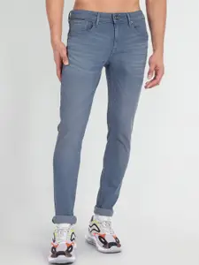 Flying Machine Men Super Skinny Fit Low-Rise Light Fade Stretchable Jeans