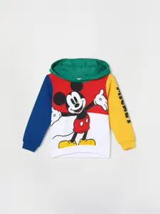 Juniors by Lifestyle Infant Boys Mickey Mouse Printed Long Sleeves Hooded Pullover
