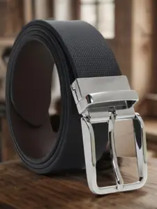 Roadster Men Textured Reversible Leather Formal Belt
