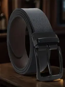 Roadster Men Textured Reversible Leather Formal Belt