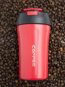 MARKET99 Red Printed Sipper Water Bottle 400 ML