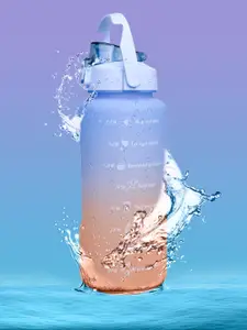 MARKET99 Blue & Orange Leak Proof Water Bottle - 2 L