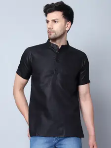 Latest Chikan Garments Mandarin Collar Straight Kurta