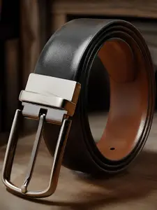 INVICTUS Men Leather Reversible Formal Belt