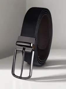 Roadster Men Textured Reversible Leather Belt